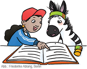 Abbildung_Zebra_Lesetandem Zebra Lesetandem