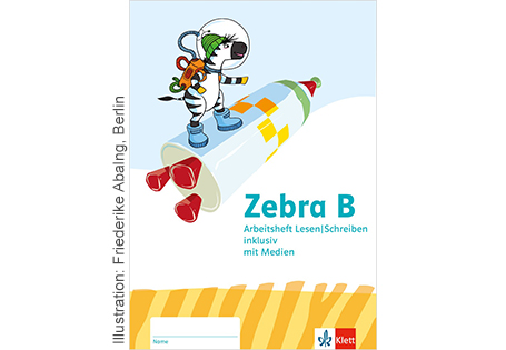 Cover Zebra B Arbeitsheft Lesen / Schreiben inklusiv
