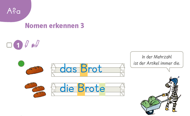 Zebra_inklusiv_AH_271091_S82 Zebra Arbeitsheft Sprache 2 inklusiv, Seite 82