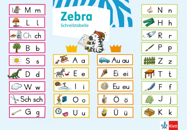 Zebra_Schreibtabelle - Zebrafanclub - der Blog zum Lehrwerk