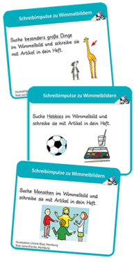 Schreibimpulse zu Wimmelbildern für Klasse 1-2